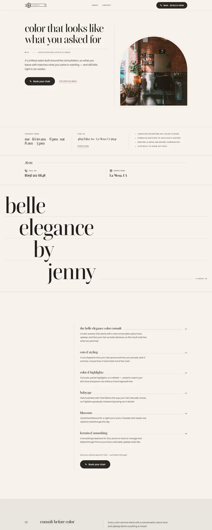 Free preview of a website for Belle Elegance by Jenny, built by Ready StoreFront (not affiliated)