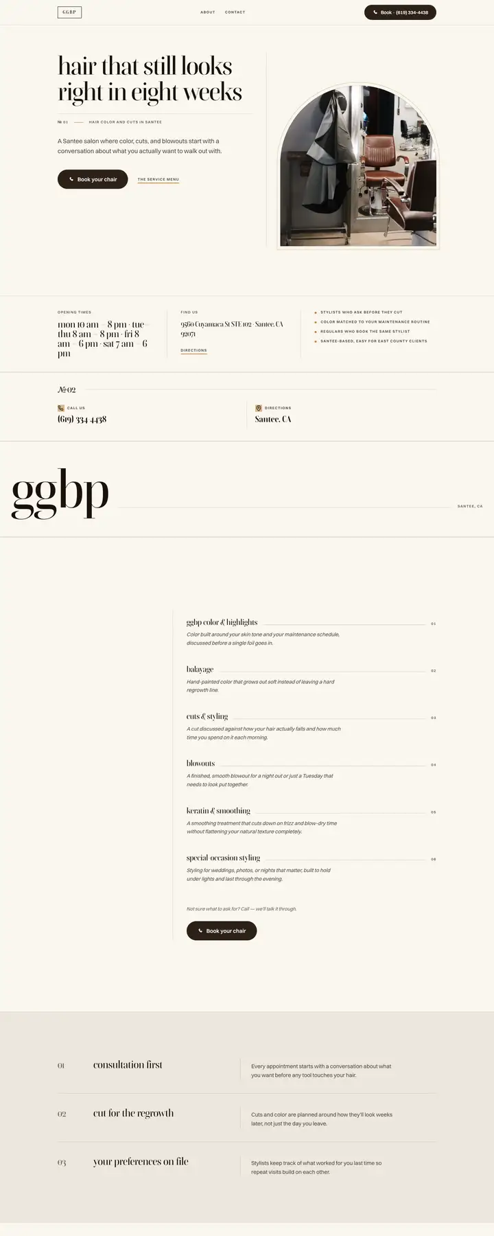 Free preview of a website for GGBP, built by Ready StoreFront (not affiliated)