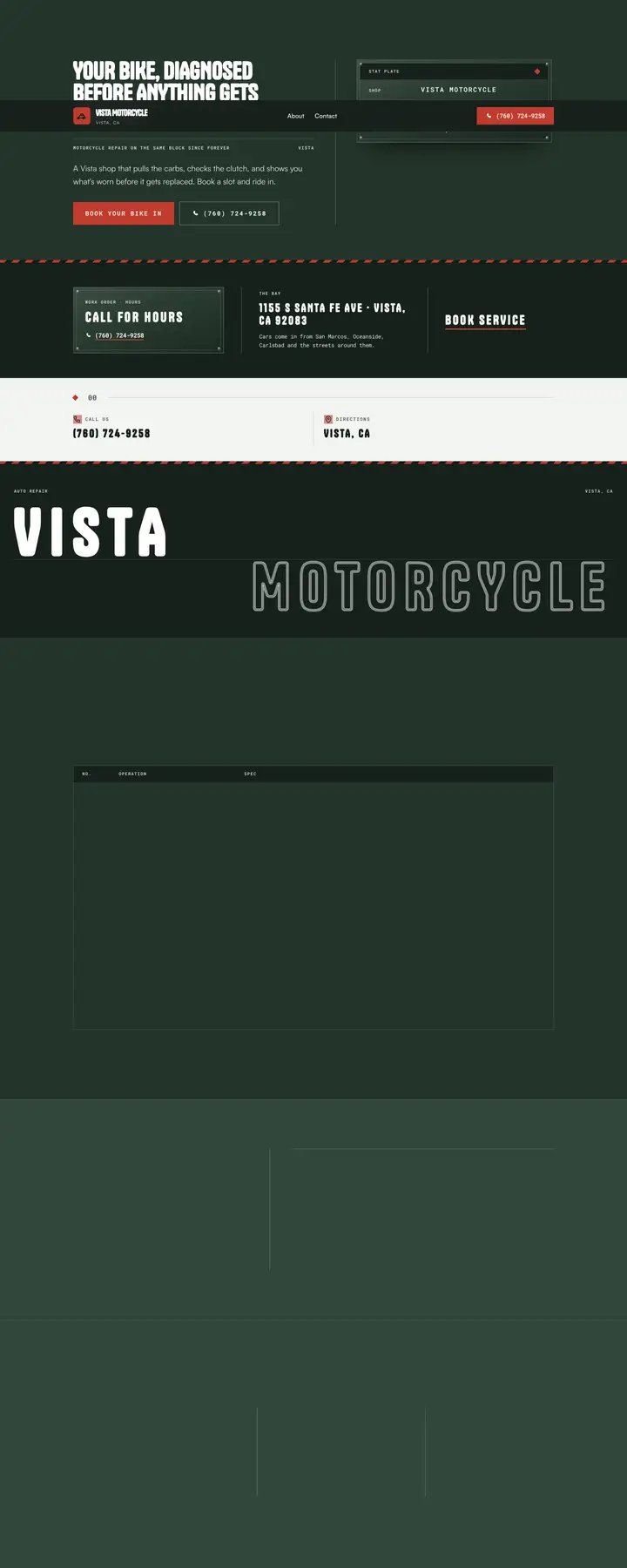 Free preview of a website for Vista Motorcycle, built by Ready StoreFront (not affiliated)