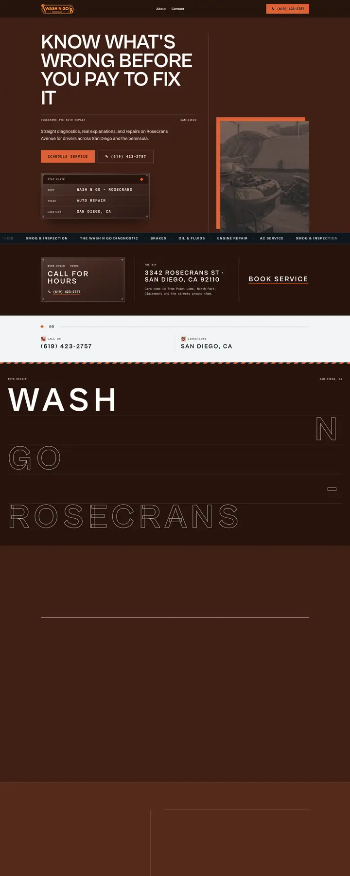 Free preview of a website for Wash N Go - Rosecrans, built by Ready StoreFront (not affiliated)
